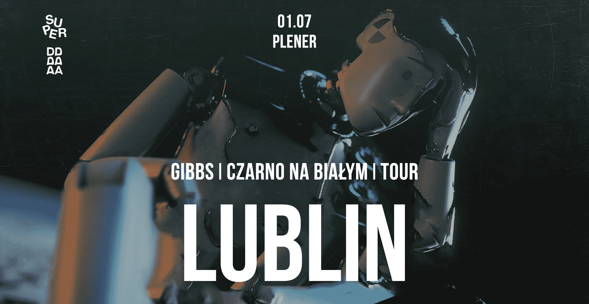 GIBBS | CZARNO NA BIAŁYM TOUR | LUBLIN 01.07.2022 bilety